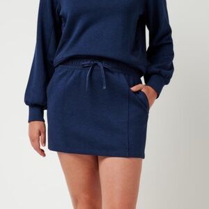 Travis Mathew Navy Mini Skirt